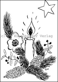 Gesteck mit einer Kerze und Tannenzapfen sw 72dpi RübVerl.jpg